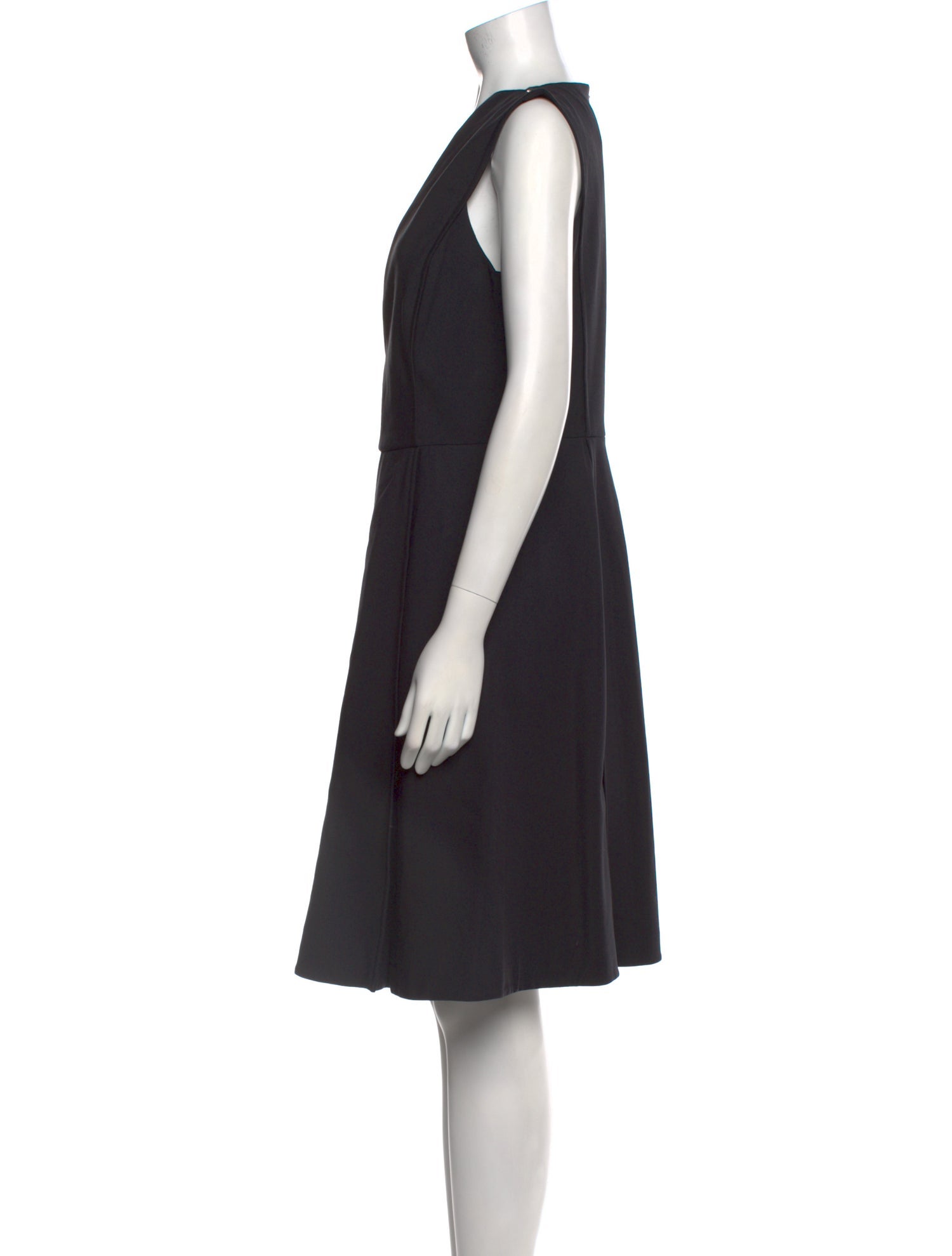 SportMax V-Neck Knee-Length Dress